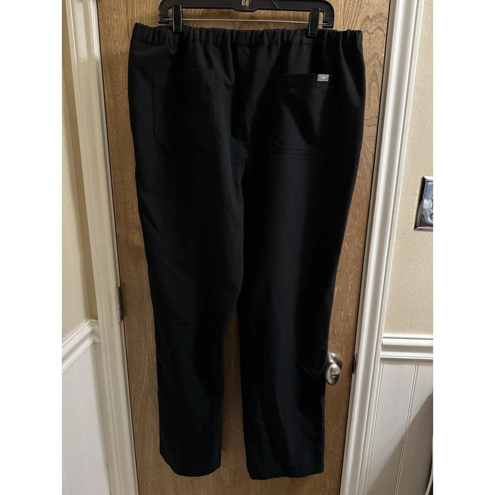 Figs Men’s Pisco Basic Scrub Pants™ Black Straight Leg XL Style FM4500 PO 1429